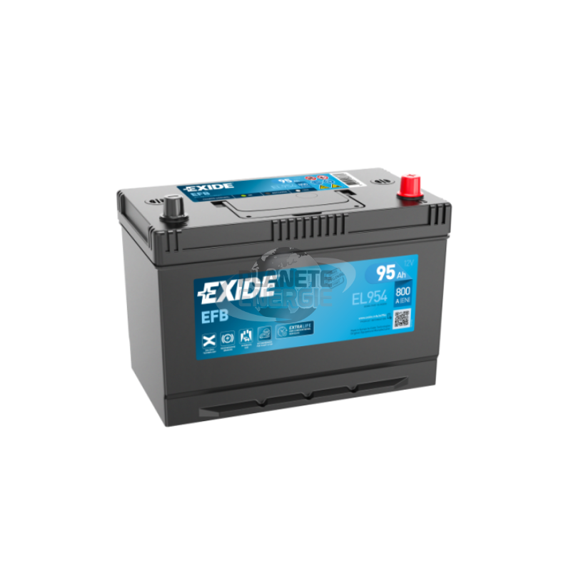 Batterie voiture Start & Stop EFB EXIDE EL954 95Ah 800AEN