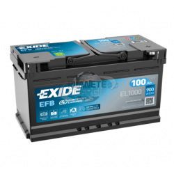 Batterie voiture Start & Stop EFB EXIDE EL1000 100Ah 900AEN
