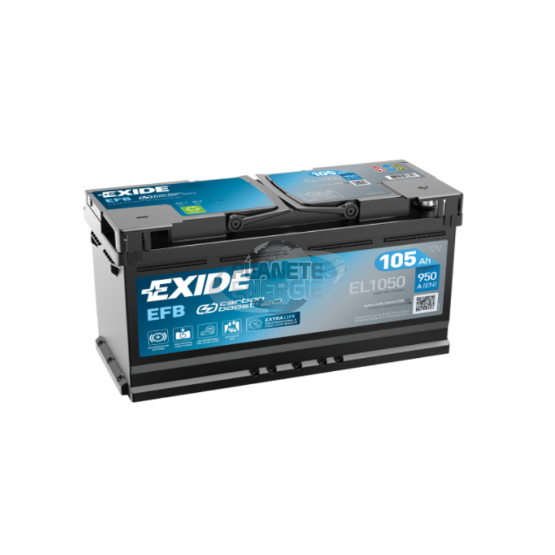 Batterie voiture Start & Stop EFB EXIDE EL1050 105Ah 950AEN