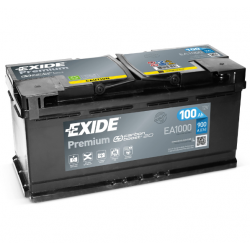 Batterie voiture EXIDE EA1000 100Ah 900AEN
