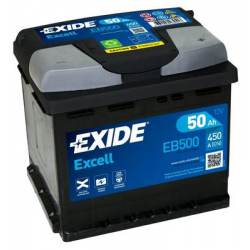 Batterie voiture EXIDE EB500 50Ah 450AEN