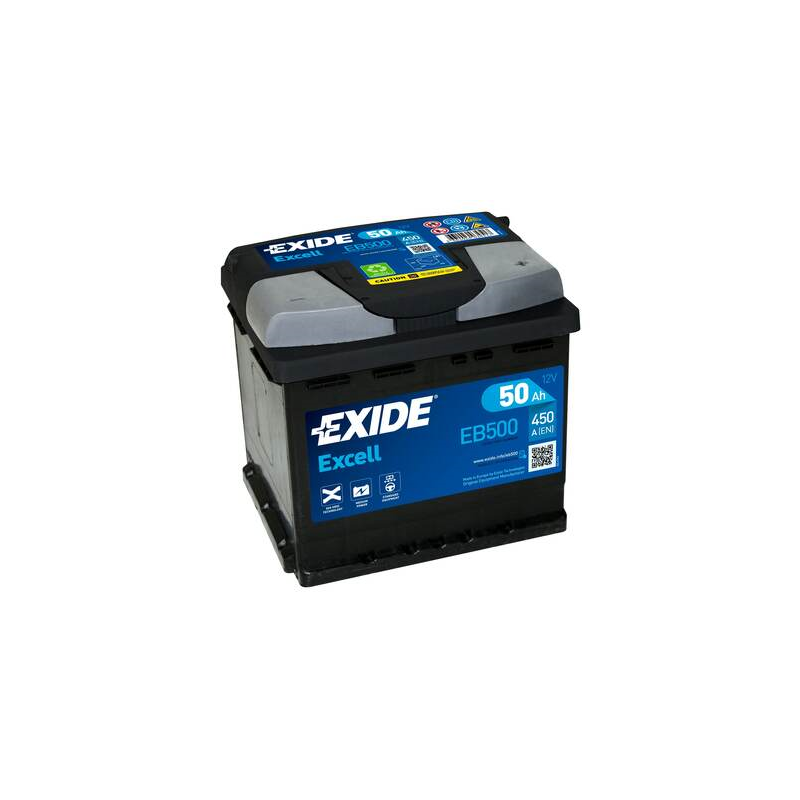 Batterie voiture EXIDE EB500 50Ah 450AEN