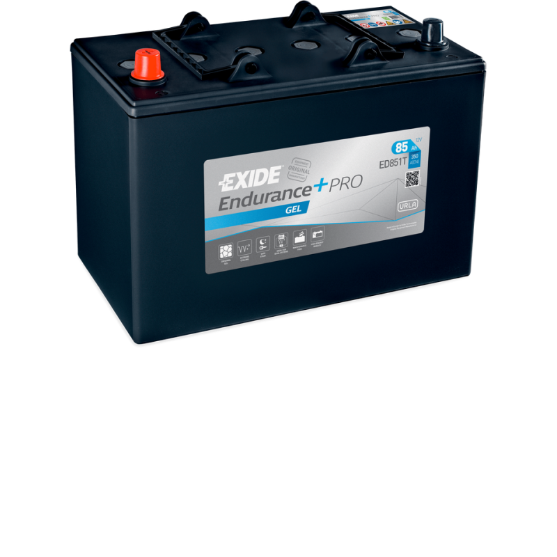 Batterie véhicule lourds EXIDE ED851T 12V 85Ah 350AEN