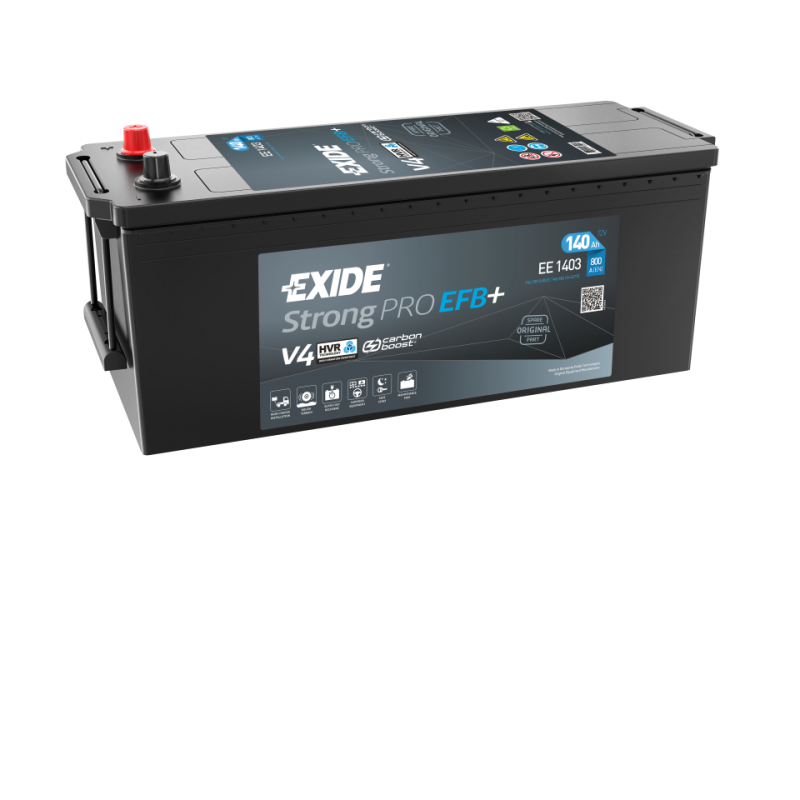 Batterie véhicule lourds EXIDE EE1403 12V 140Ah 800AEN