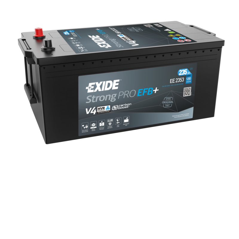 Batterie véhicule lourds EXIDE EE2353 12V 235Ah 1200AEN