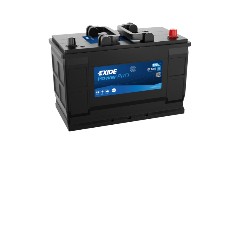 Batterie véhicule lourds EXIDE EF1202 12V 120Ah 870AEN