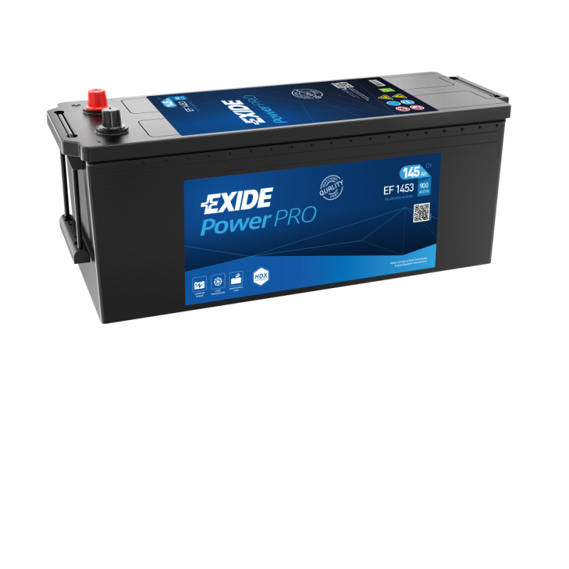 Batterie véhicule lourds EXIDE EF1453 12V 145Ah 900AEN