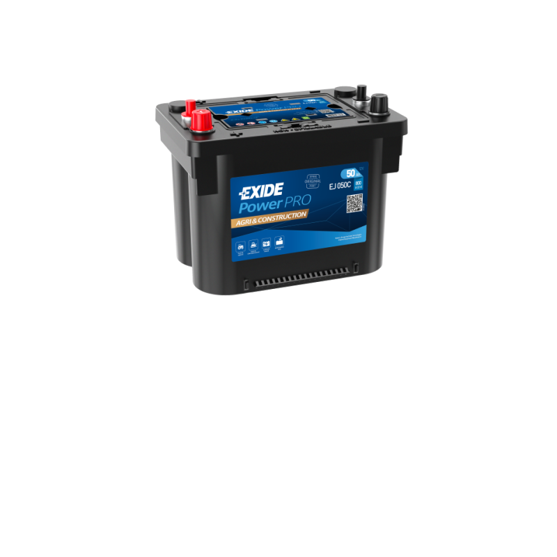 Batterie véhicule lourds EXIDE EJ050C 12V 50Ah 800AEN