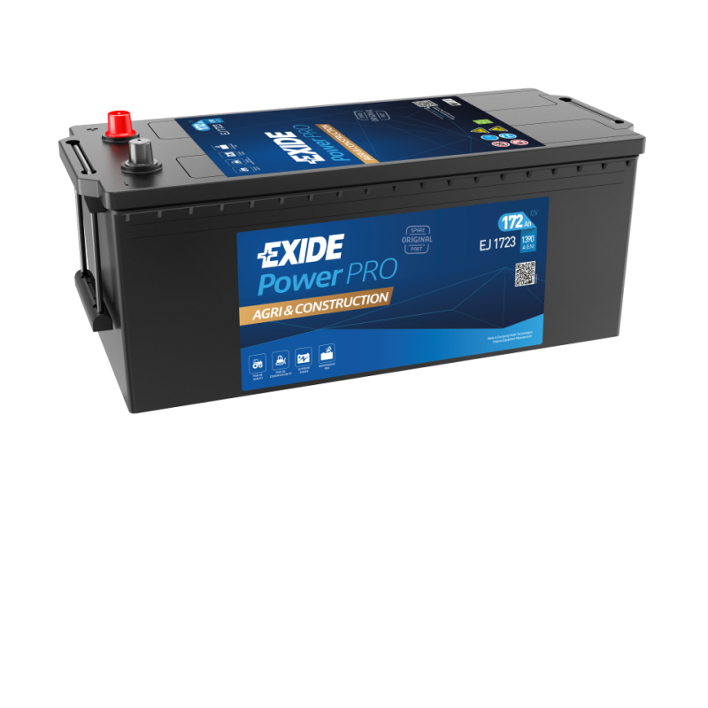 Batterie véhicule lourds EXIDE EJ1723 12V 172Ah 1390AEN