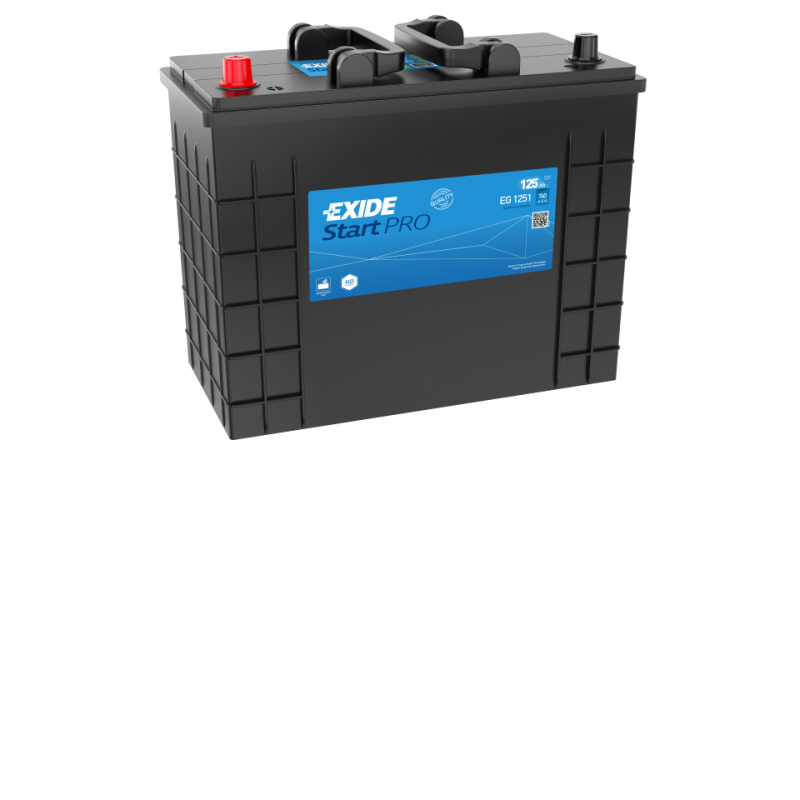 Batterie véhicule lourds EXIDE EG1251 12V 125Ah 760AEN