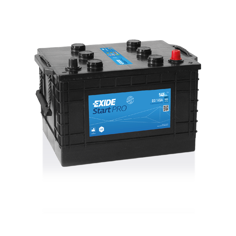 Batterie véhicule lourds EXIDE EG145A 12V 145Ah 1000AEN