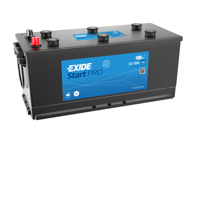 Batterie véhicule lourds EXIDE EG1806 12V 180Ah 1000AEN