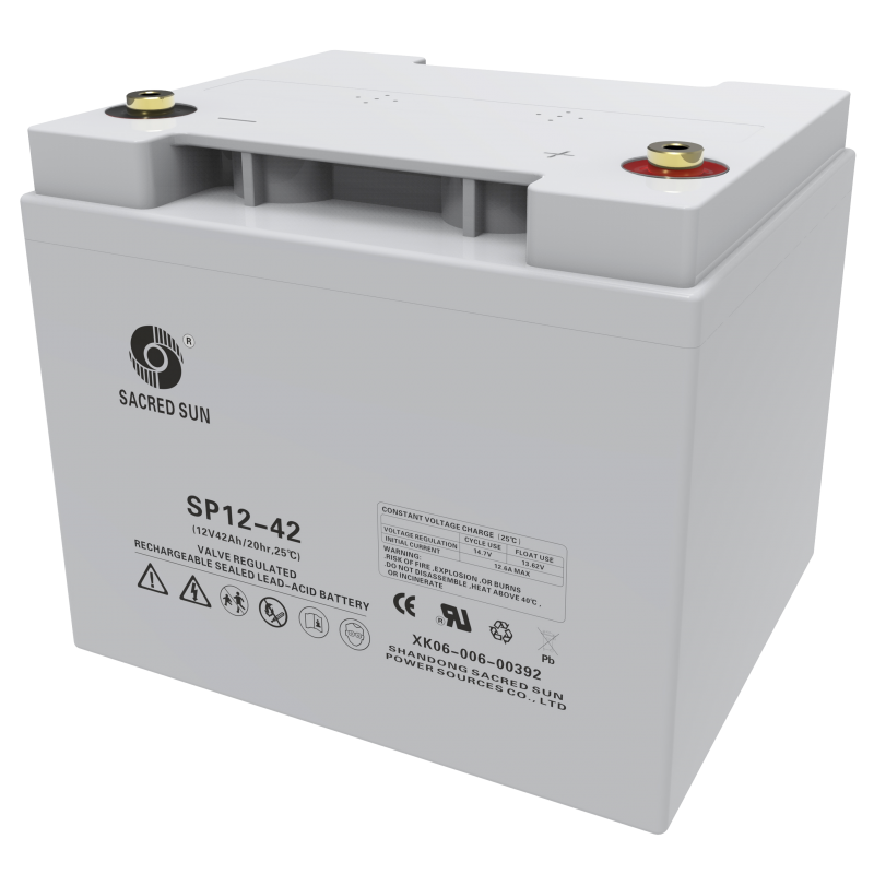 Batterie décharge lente AGM SP12-42 12V 43,6Ah/C20
