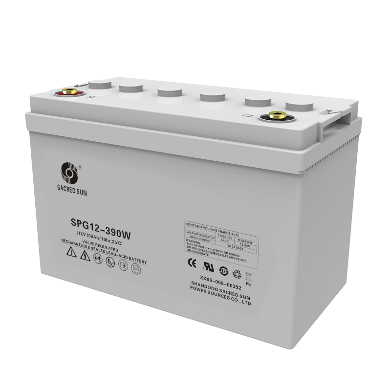Batterie décharge lente AGM SPG12-390W 12V 100Ah/C10