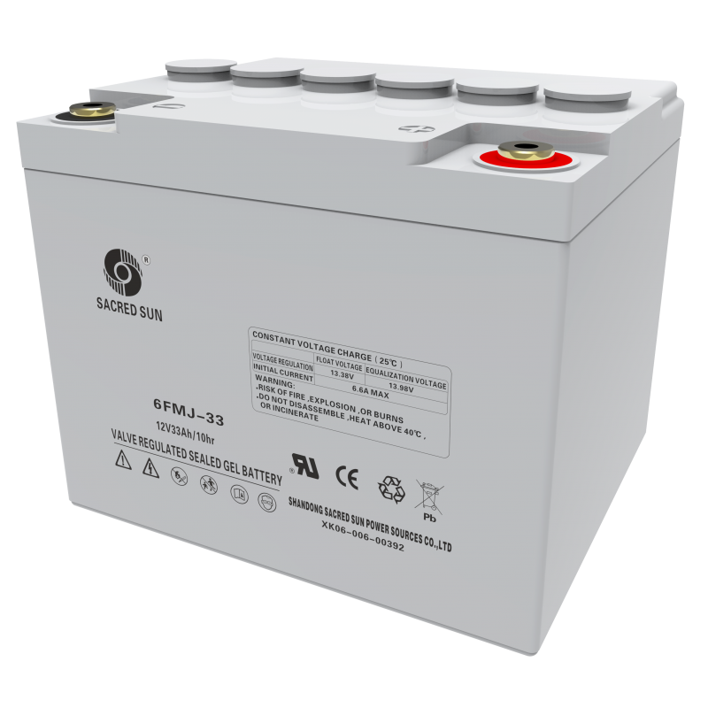 Batterie décharge lente GEL 6FMJ-33 12V 33Ah/C10