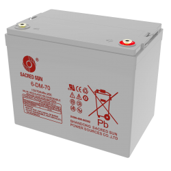 Batterie décharge lente hybride GEL 6-DM-70 12V 80Ah/C20