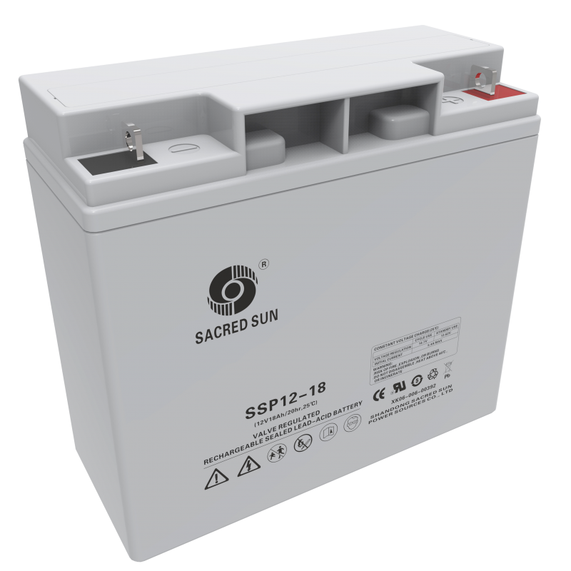 Batterie décharge lente AGM SSP12-18_M6 12V 18Ah/C20