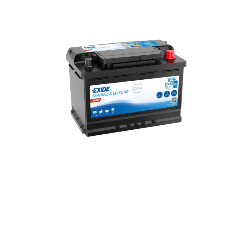 Batterie EXIDE Plomb acide EN750 74Ah 680AEN