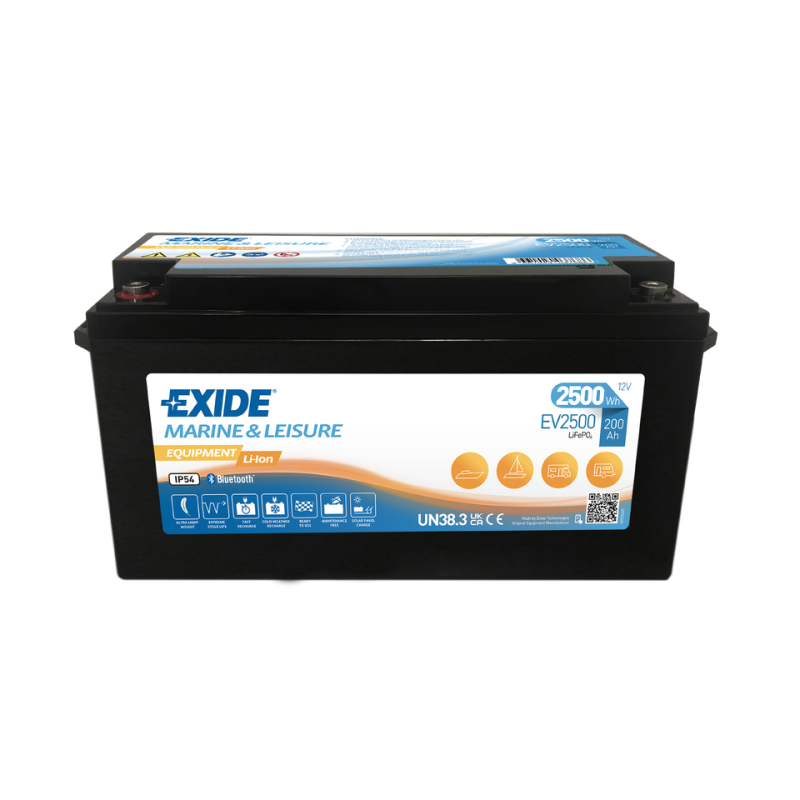 Batterie EXIDE Lithium-ion EV2500 200Ah 2500Wh