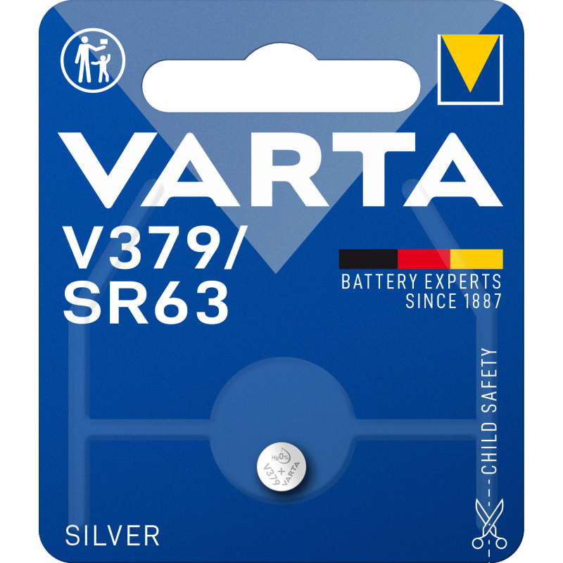 Pile VARTA montre Blisters V379 - SR63 blister de 1