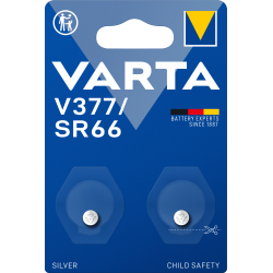 Pile VARTA montre Blisters V377 - SR66  blister de 2