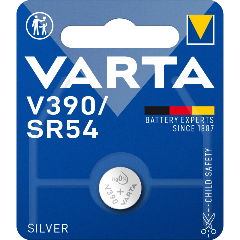 Pile VARTA montre Blisters V390 - SR54 blister de 1