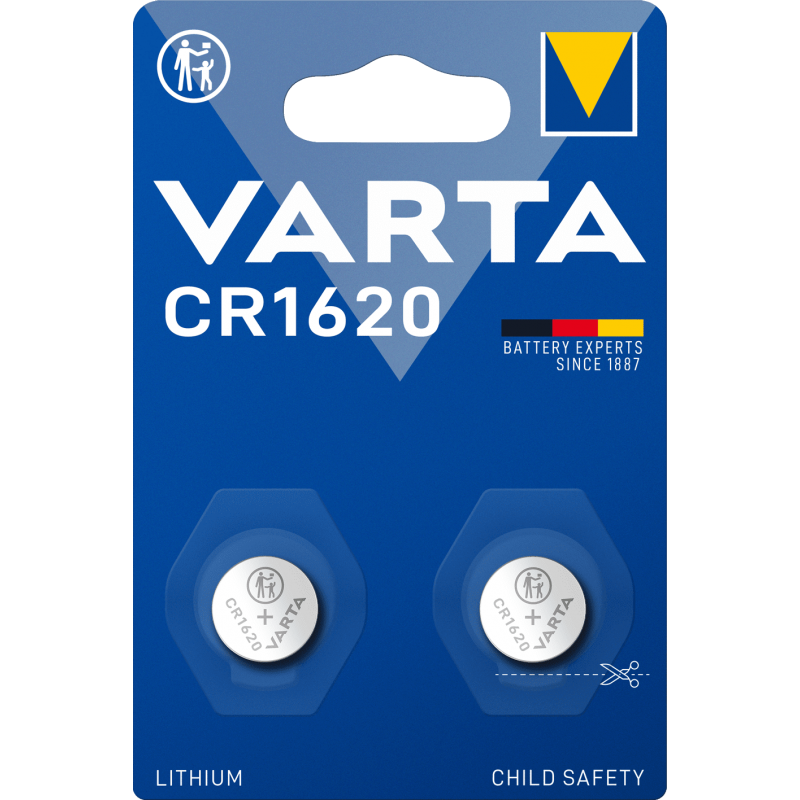 Pile VARTA électronique CR1620 (blister de 2)