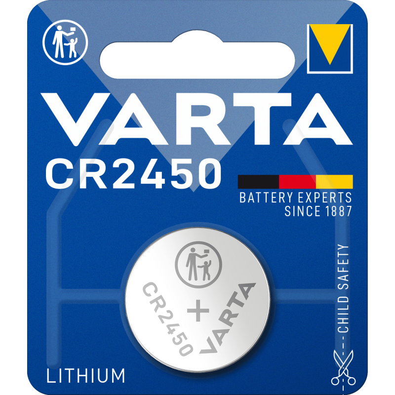 Pile VARTA électronique CR2450 (blister de 1)