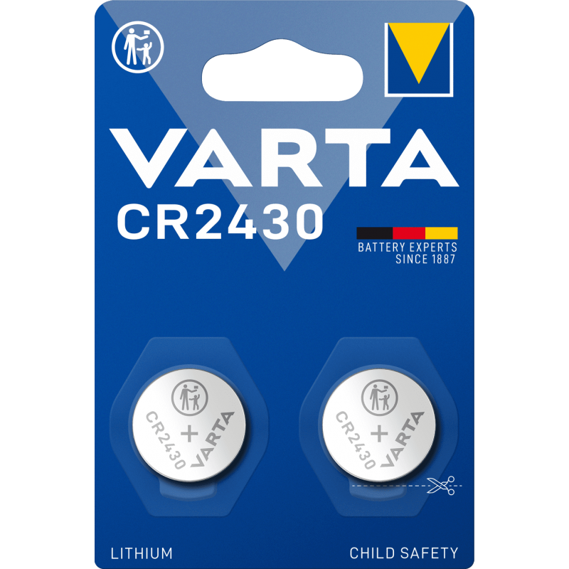 Pile VARTA électronique CR2430 (blister de 2)