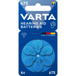 Pile VARTA auditive 675 bli 6