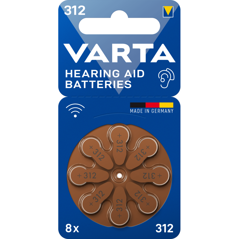 Pile VARTA auditive 312 bli 8