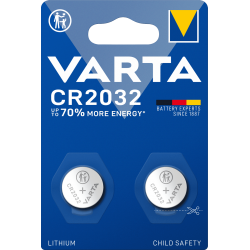 Pile VARTA électronique CR2032 (blister de 2)