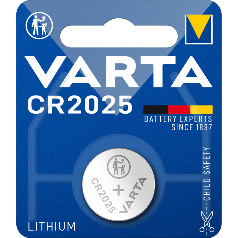 Pile VARTA électronique CR2025 (blister de 1)