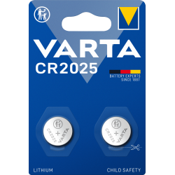Pile VARTA électronique CR2025 (blister de 2)