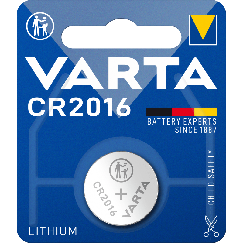 Pile VARTA électronique CR2016 (blister de 1)