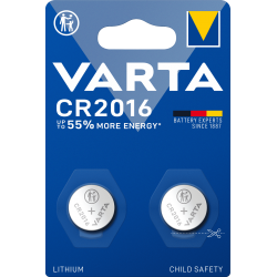 Pile VARTA électronique CR2016 (blister de 2)