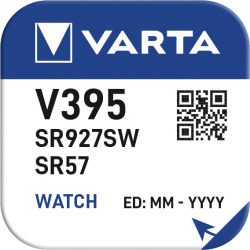 Pile VARTA montre Oxyde d'Argent V395 - SR57