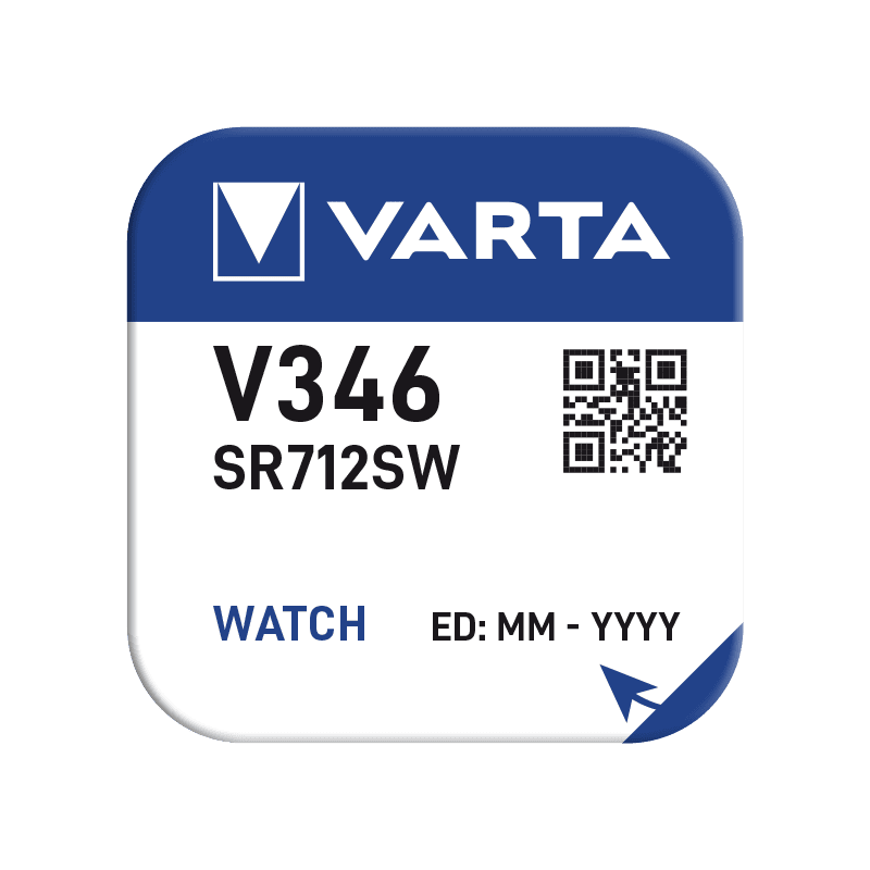Pile VARTA montre Oxyde d'Argent V346