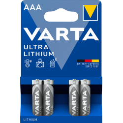 Pile VARTA LR03 (AAA) Lithium X4