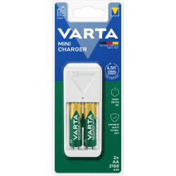 Chargeur VARTA Mini + 2 AA 2100 mAh