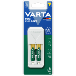Chargeur VARTA Mini + 2 AAA 800 mAh