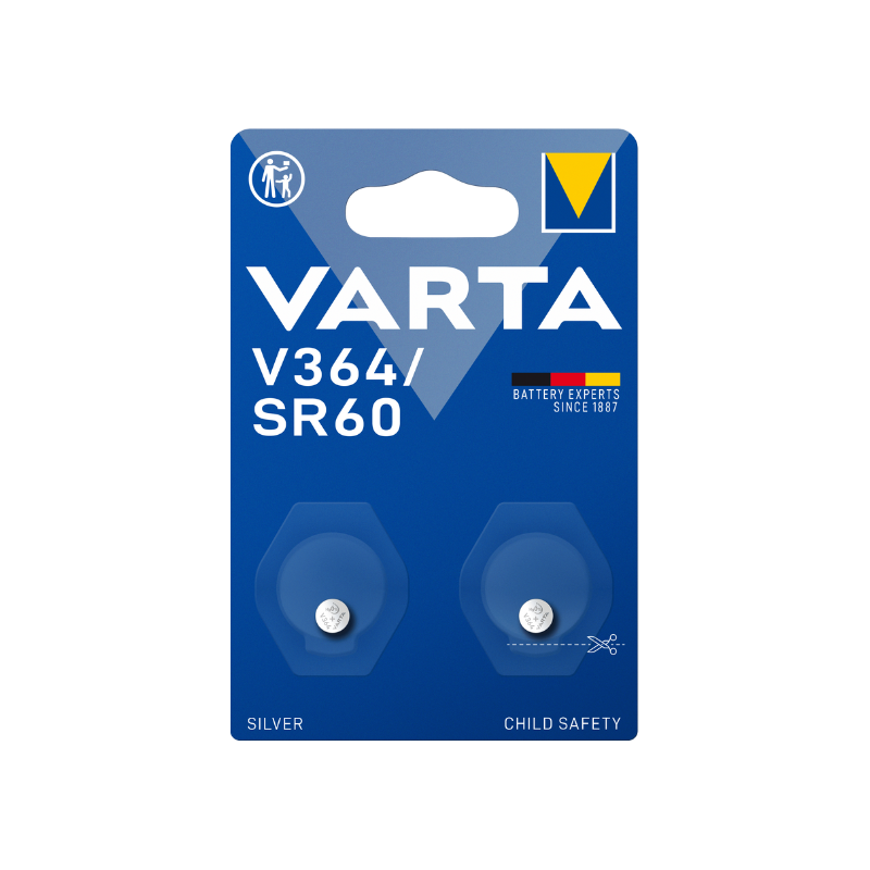Pile VARTA montre Blisters V364 - SR60 blister de 2