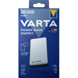 Chargeur VARTA POWER BANK ENERGY 20000 mAh