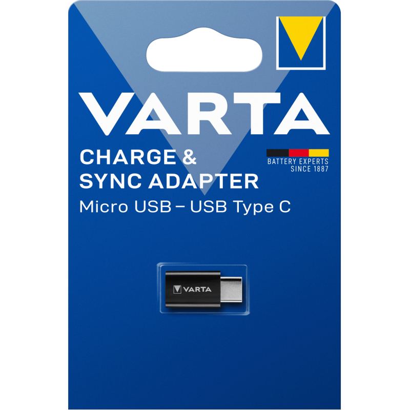 VARTA ADAPTATEUR Micro USB VERS USB 3.1 TYPE C CONNECTOR
