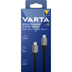 VARTA Speed Charge & Sync cable USB Type C to USB Type C