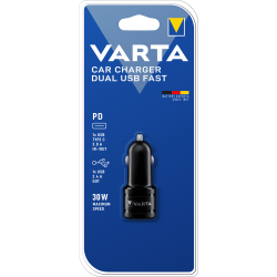 Chargeur VARTA CAR CHARGER DUAL USB FAST