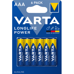 Pile VARTA LR03 (AAA) Longlife Power Bx6