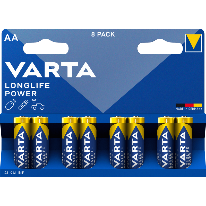 Pile VARTA LR06 (AA) Longlife Power Bx8