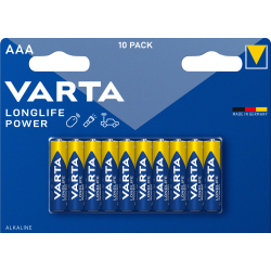 Pile VARTA LR03/AAA LONGLIFE POWER Blister x 10