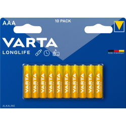 Pile VARTA LR03/AAA LONGLIFE Blister x 10